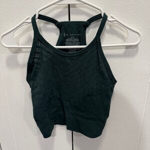 Free People Green Gone Adrift Seamless Tank Top